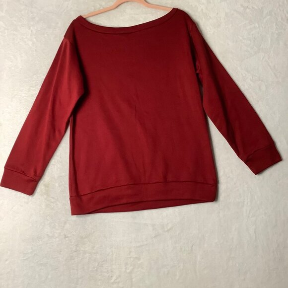 Gardener Christmas Sweatshirt Just Hangin' With My Gnomies Large Funny Sweater - Picture 3 of 9